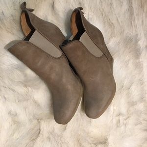 Coach wedge booties